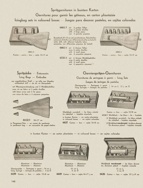 Bing Hausgeräte Küchengeräte 1936