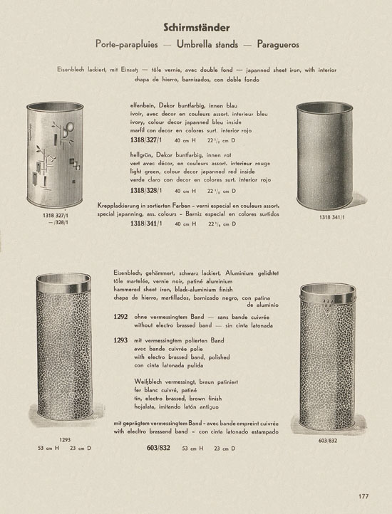 Bing Hausgeräte Küchengeräte 1936