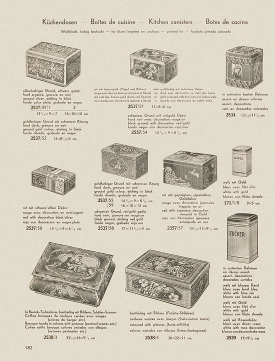 Bing Hausgeräte Küchengeräte 1936