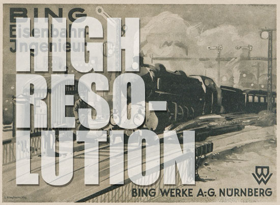 Bing Eisenbahn-Ingenieur 1925