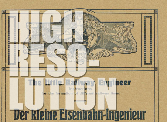 Bing Der kleine Eisenbahn-Ingenieur 1910