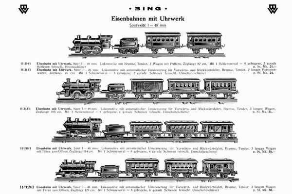 Bing Spielwaren-Katalog 1929