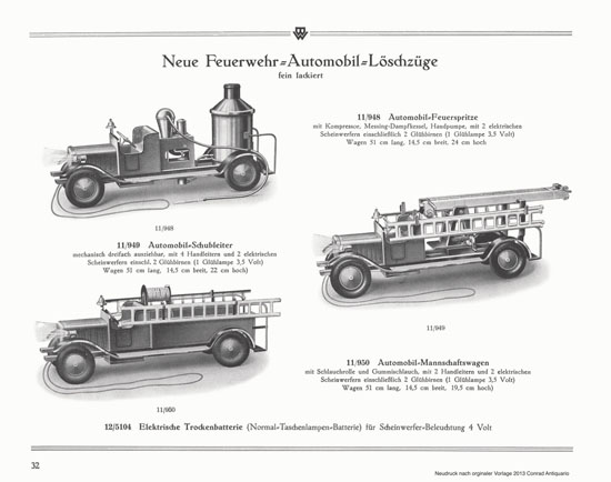 Bing Spielwaren Neuheiten 1929