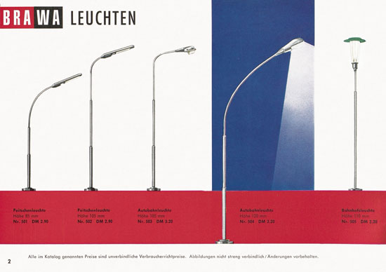 Seite 2 Brawa Katalog 1963-1964
