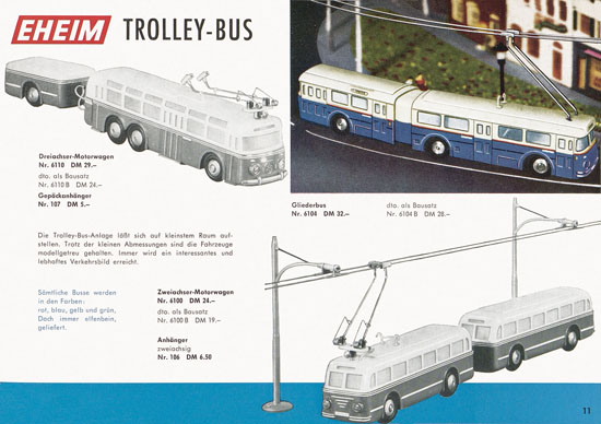 Seite 11 Brawa Katalog 1963-1964