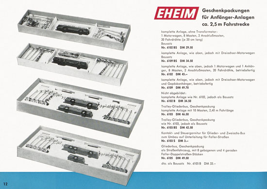 Seite 12 Brawa Katalog 1963-1964