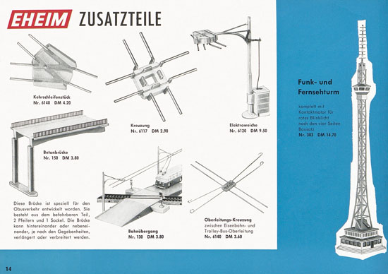 Seite 14 Brawa Katalog 1963-1964
