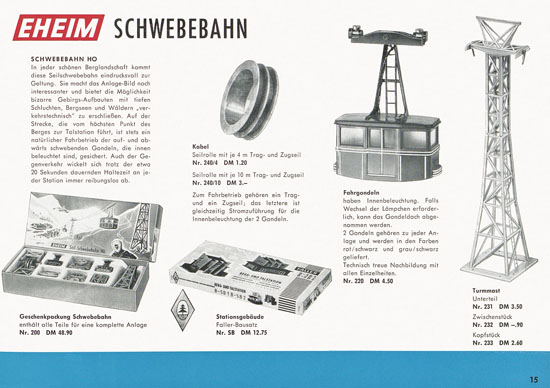 Seite 15 Brawa Katalog 1963-1964