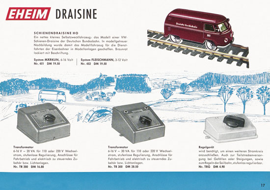 Seite 17 Brawa Katalog 1963-1964