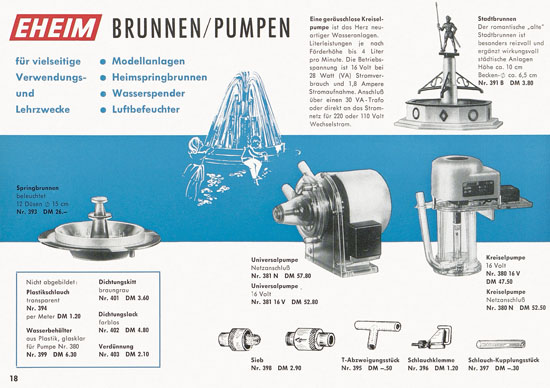Seite 18 Brawa Katalog 1963-1964