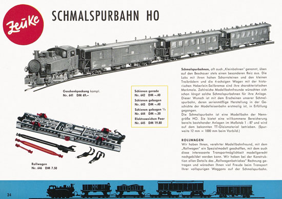 Seite 24 Brawa Katalog 1963-1964