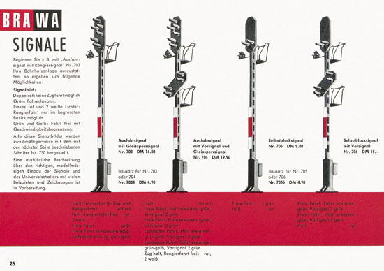 Seite 26 Brawa Katalog 1963-1964