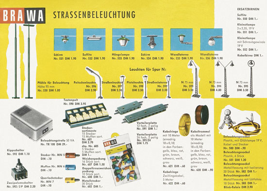 Seite 3 Brawa Katalog 1964-1965