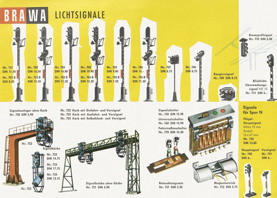 Seite 6 Brawa Katalog 1964-1965