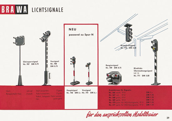 Brawa Katalog 1964-1965