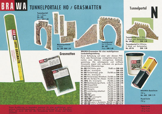 Seite 28 Brawa Katalog 1967-1968