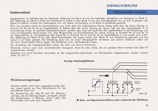 BRAWA Lichtsignale Katalog 1965