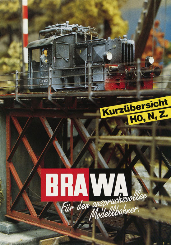 Brawa Prospekt Kurzübersicht 1987-1988