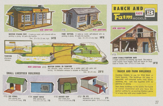 Britains Models catalog 1965