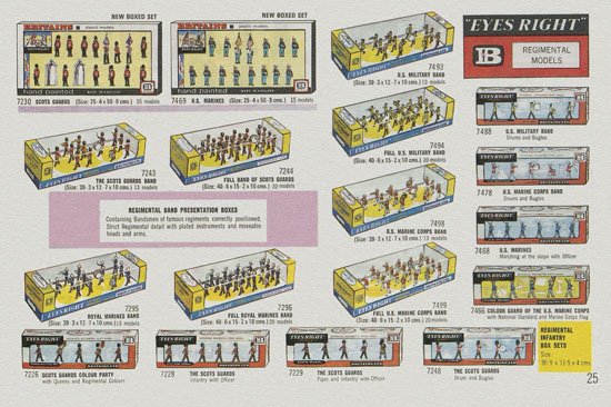 Britains Models catalog 1967