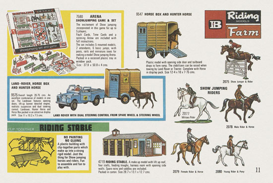 Britains Super Toys catalog 1971