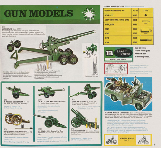 Britains Super Toy Models 1972