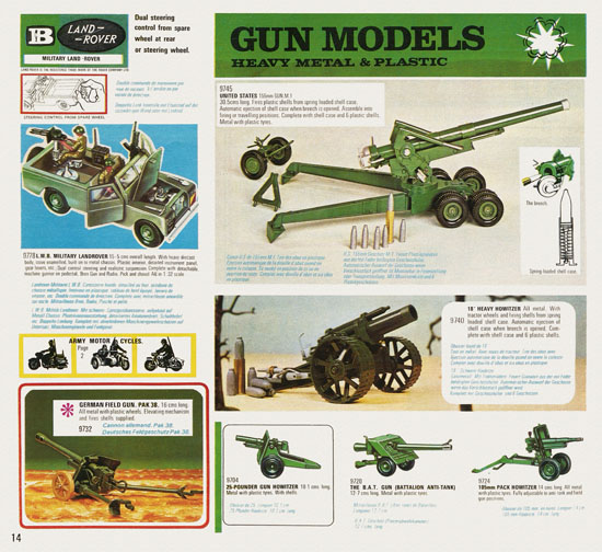 Britains Super Toy Models 1974