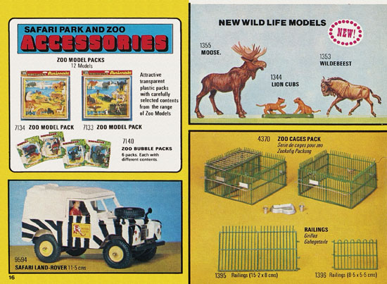 Britains Miniature world of life-like models catalog 1977