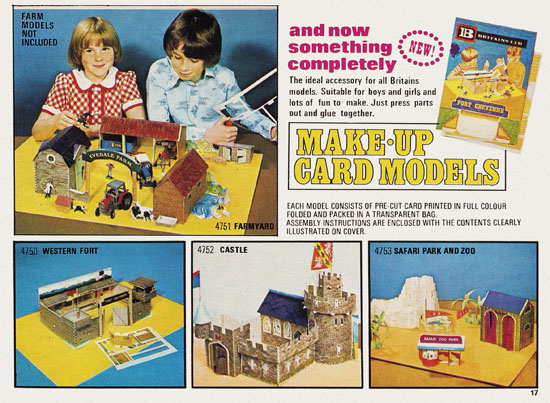 Britains Miniature world of life-like models catalog 1977