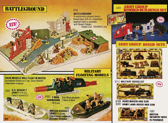 Britains Miniature world of life-like models catalog 1977