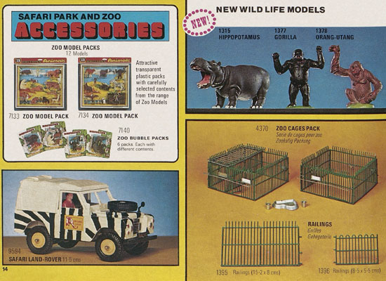 Britains Miniature world of life-like models catalog 1978