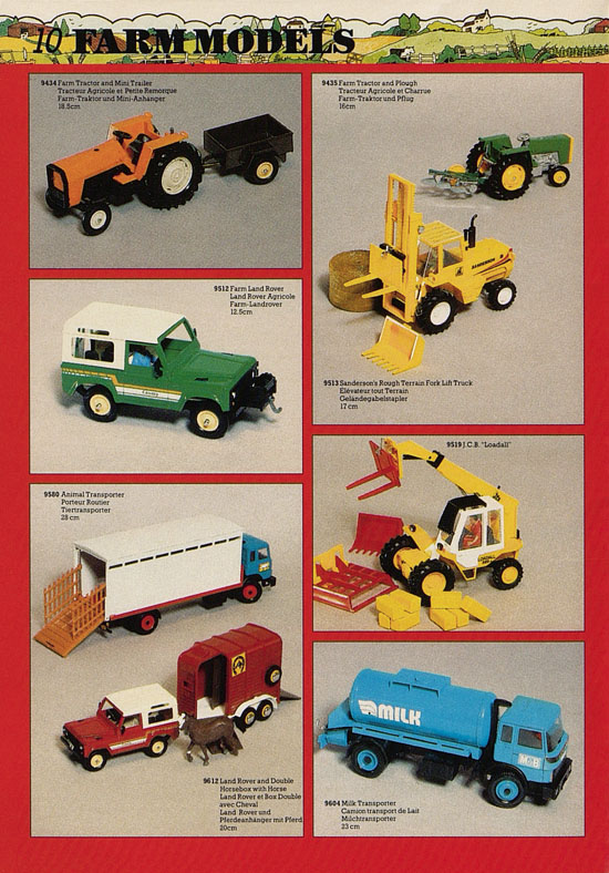 Britains Toy catalogue 1987