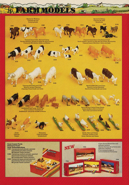 Britains Toy catalogue 1987