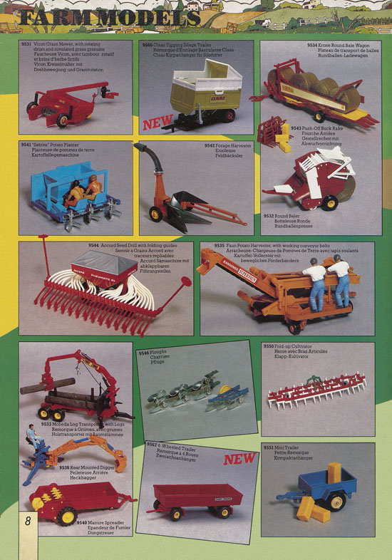 Britains Toy catalogue 1988