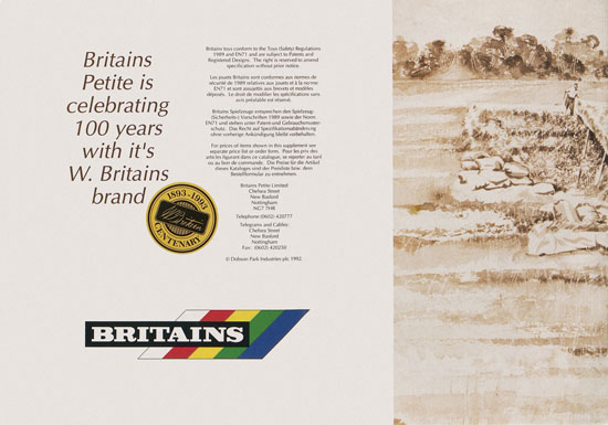 Seite 12 Britains catalog 1993