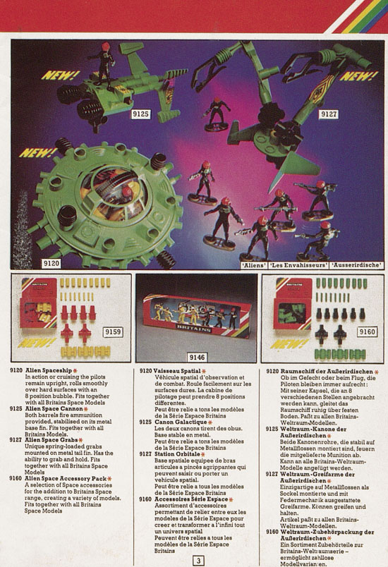 Britains Toy catalogue 1982