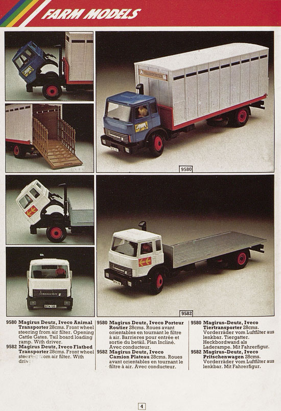 Britains Toy catalogue 1982