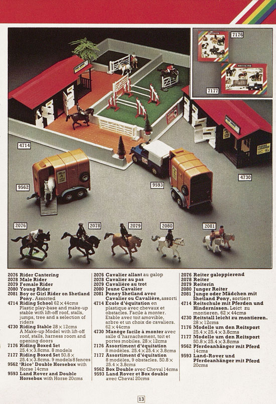 Britains Toy catalogue 1982