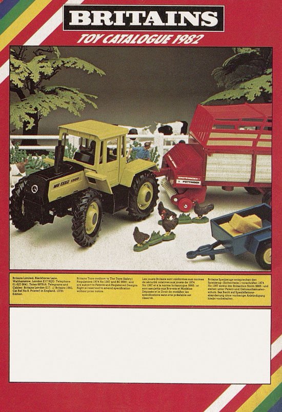 Britains Toy catalogue 1982