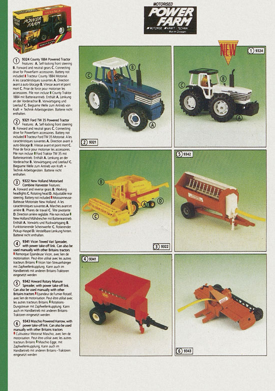 Britains catalog 1989