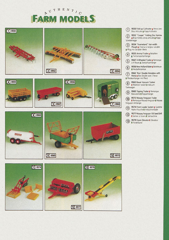 Britains catalog 1989