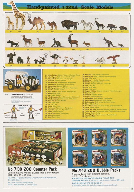 Britains Trade catalogue 1977