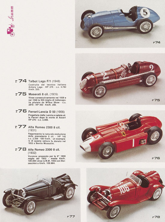 Brumm Katalog catalogo 1984