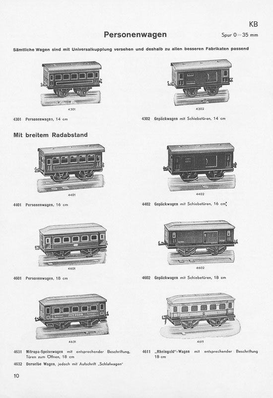 Seite 12 Karl Bub Spielwarenfabrik Nürnberg Katalog 1935