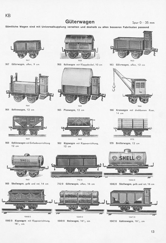 Seite 15 Karl Bub Spielwarenfabrik Nürnberg Katalog 1935