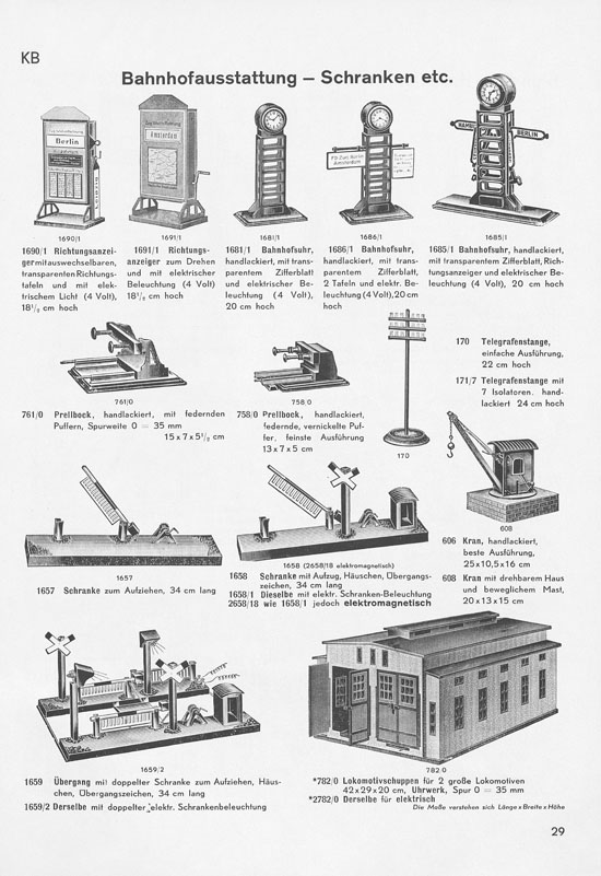 Karl Bub Spielwarenfabrik Nürnberg Katalog 1935