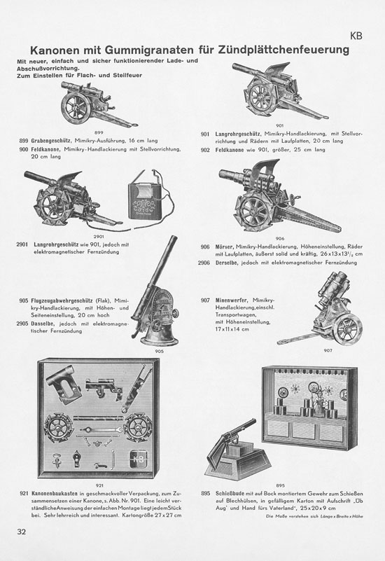 Seite 34 Karl Bub Spielwarenfabrik Nürnberg Katalog 1935