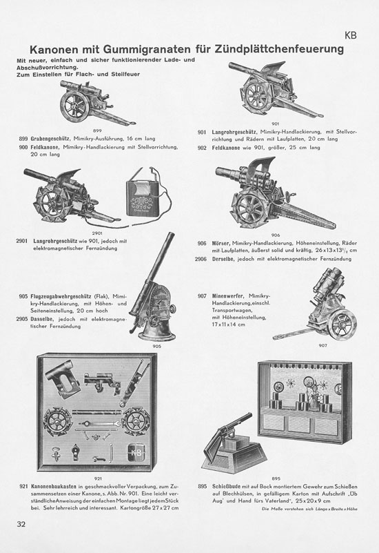 Karl Bub Spielwarenfabrik Nürnberg Katalog 1935