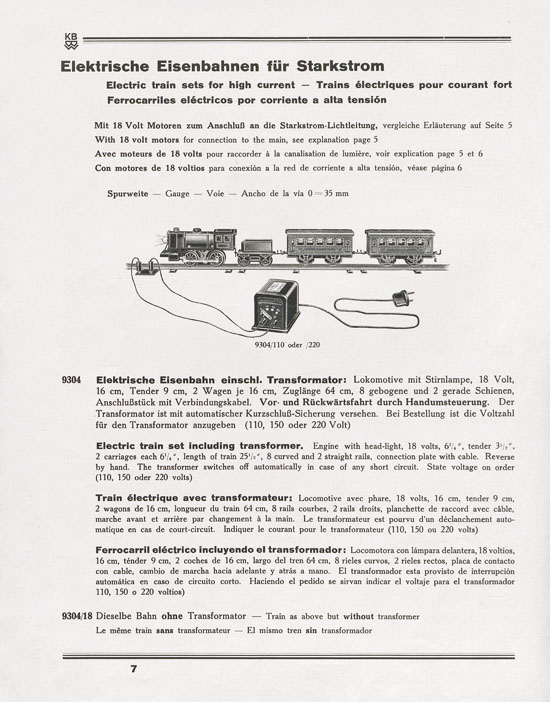 Karl Bub Spielwarenfabrik Nürnberg Katalog 1933