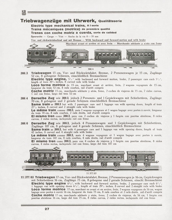 Karl Bub Spielwarenfabrik Nürnberg Katalog 1933